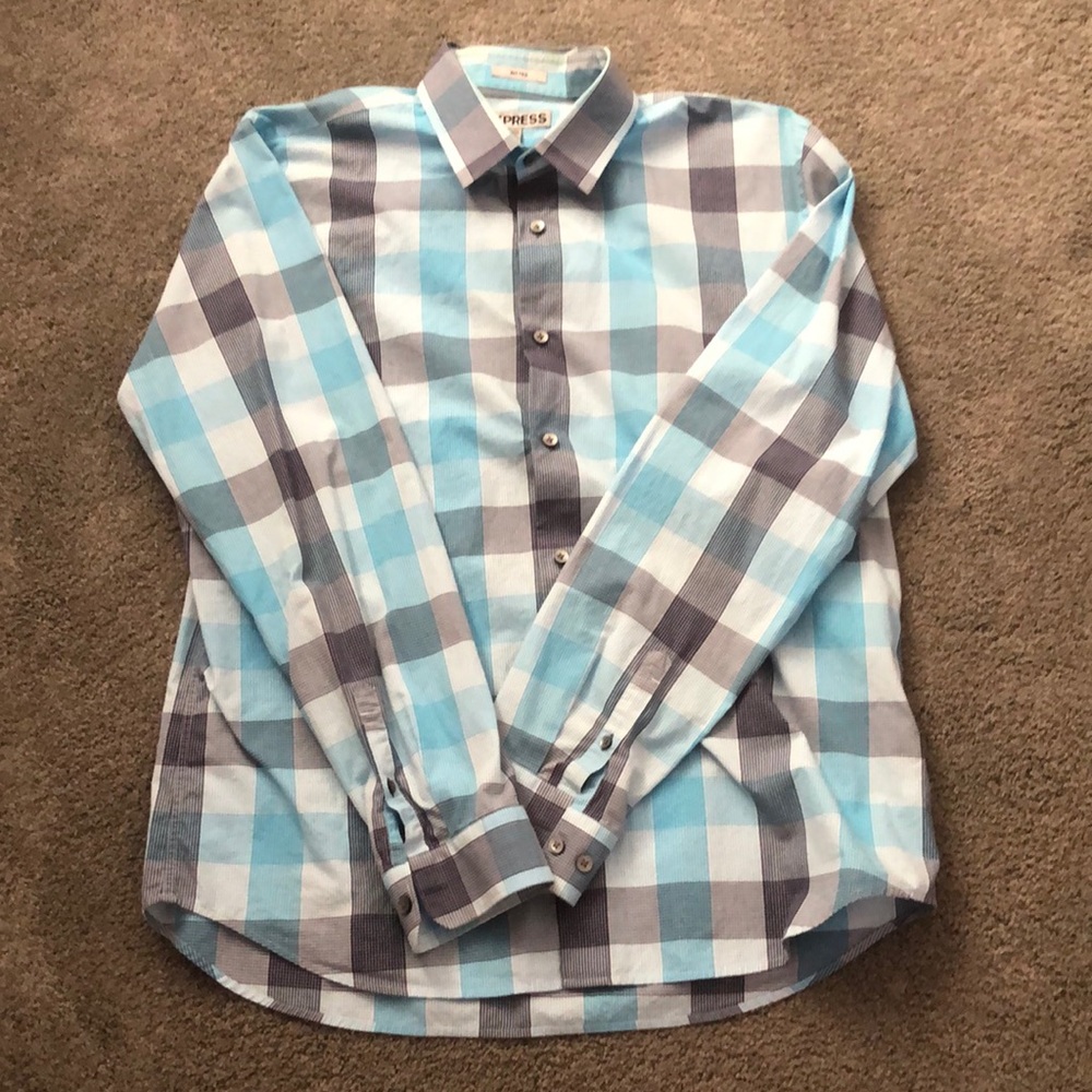 Express Long Sleeve Fitted Shirt